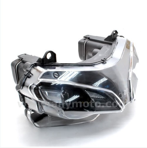 119 Motorcycle Headlight Clear Headlamp 1098 07-09@2